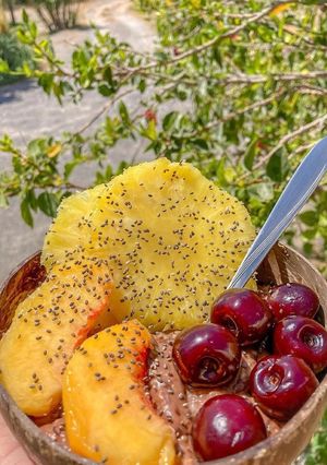 Φωτογραφία της συνταγής Vegan χυλός βρώμης με κακάο 🥣