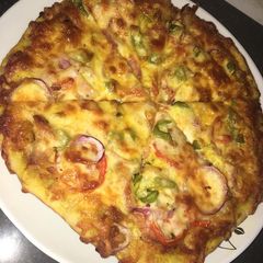A picture of Chicken pizza.