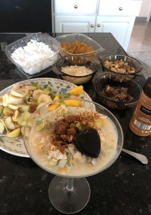 A picture of Buko Salad Coconut Cold Salad.