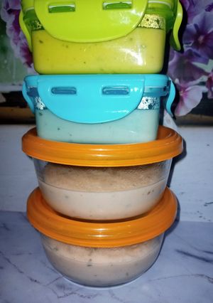 Foto resep Bubur Ayam Tomat Seledri Santan MPASI 7m