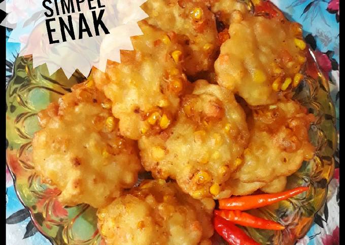 Cara Buat Bakwan jagung simpel dan enak Yang Sederhana