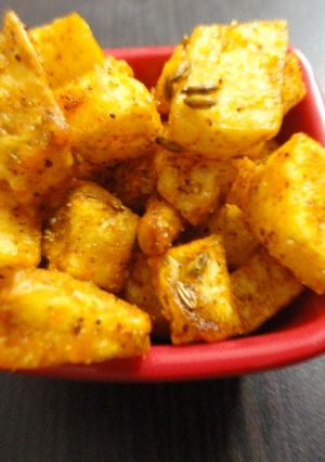 A picture of Jeera Aalu- Fried version.