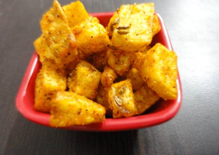 How to Make Any-night-of-the-week Jeera Aalu- Fried version