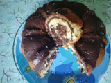 Budín marmolado