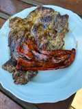 Bistecca di coppa e peperoni alla serba