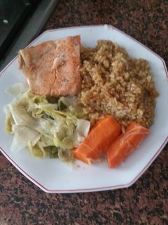 Una foto de Arroz con Soja