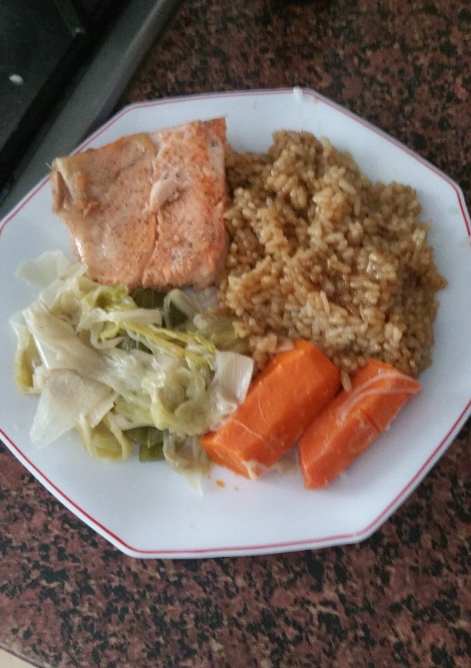 Una foto de Arroz con Soja