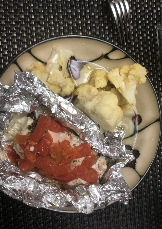 Una foto de Pollo relleno de espinacas al horno