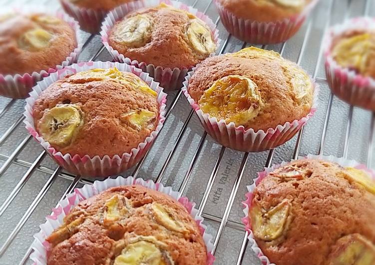 Mudah Cepat Memasak Banana Muffin Sedap Nikmat