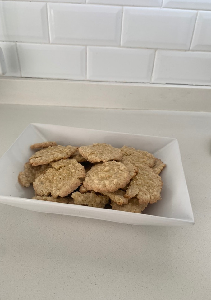 Una foto de Galletitas de avena🍪 SIN banana, SIN manteca. Bien crujientes y sabrosas 😋