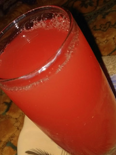 Watermelon and cucumber drink ainihin hoton girkin