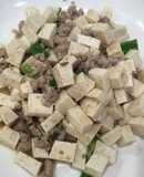 肉末燴百葉豆腐