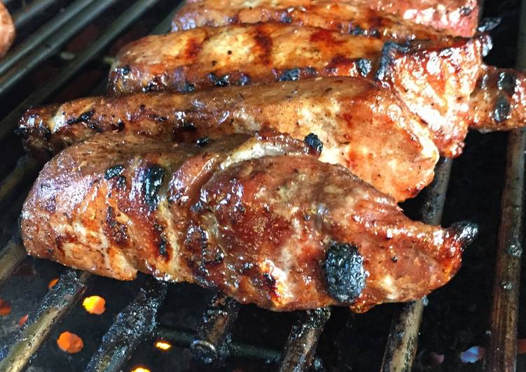 Recipe of Favorite Grilled Pork Ribs