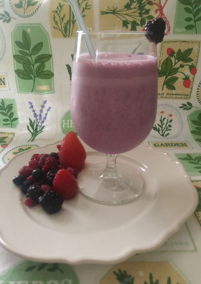 Una foto de Batido de berries