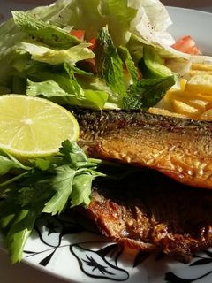 صورة لوصفة سمك مقلي