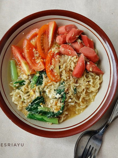 Foto resep Mie Rebus Kuah Nyemek