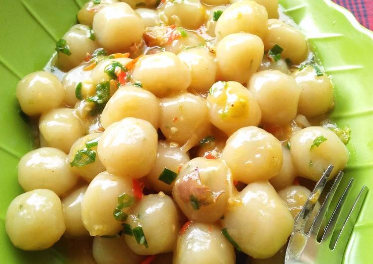 Resep masakan Seblak cilok endeus | Resep Membuat Seblak cilok endeus Yang Enak Dan Lezat