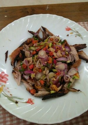 Foto resep Tongkol suwir sambal matah