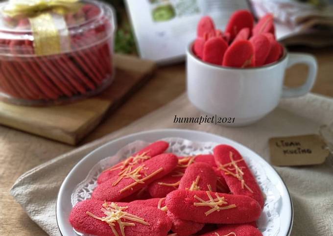 Mudah Banget Memasak Resep Lidah kucing red velvet