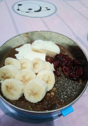 Foto resep Muesli Bowl Coklat Pisang