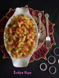 A picture of Masala Macaroni.