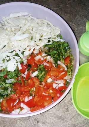 A picture of Traditional northern Nigeria salad.