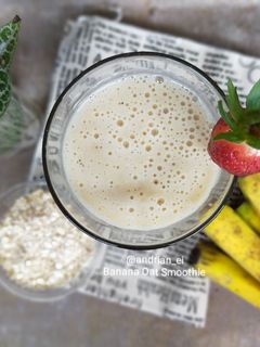 Foto resep Banana Oat Smoothies