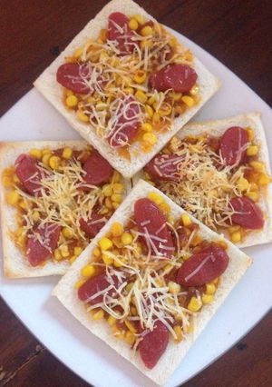 Foto resep Pizza roti tawar kupas