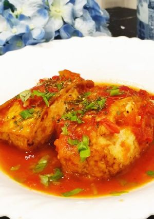 Hình của món Đậu phụ nhồi thịt Eat clean.