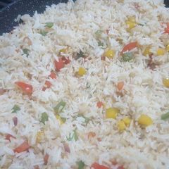 Easter special vegetable rice A picture of Easter special vegetable rice.