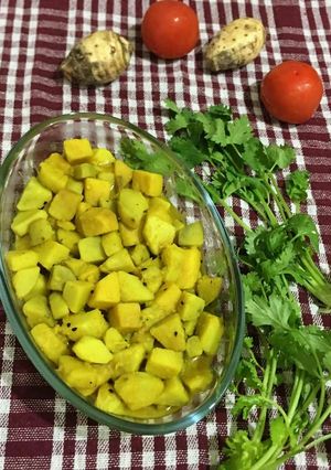 A picture of Gathi Kochu Curry.