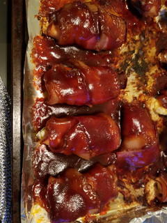 A picture of BBQ Chicken & Bacon Jalapeno Poppers.