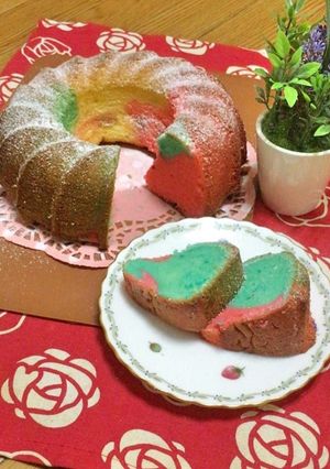 Foto resep Neapolitan Butter Cake