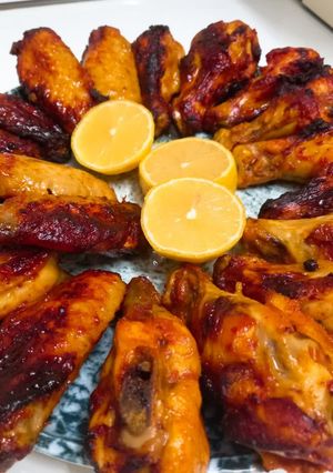 عکسی از دستور بال و پاچین با رب گوجه فرنگی داخل سرخ کن بدون روغن