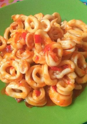 Foto resep Cumi saos padang