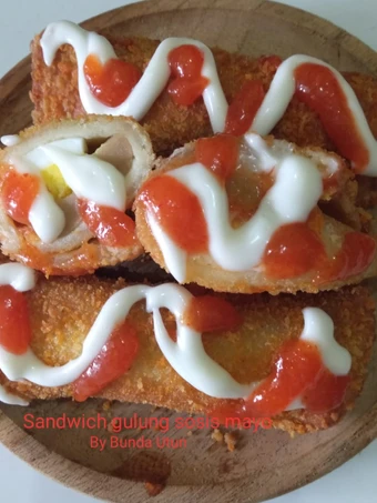 Langkah Gampang Membikin Resep Sandwich gulung sosis mayo goreng yang Bikin Ngiler Anti Ribet, Menggugah Selera