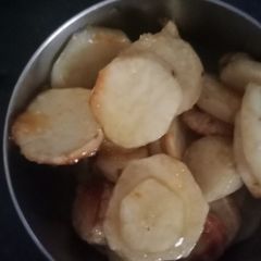 A picture of Sweet potato slices.
