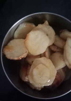 A picture of Sweet potato slices.