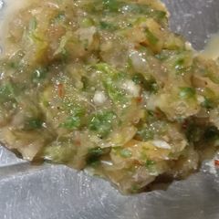 Coriander onion chutney A picture of Coriander onion chutney.