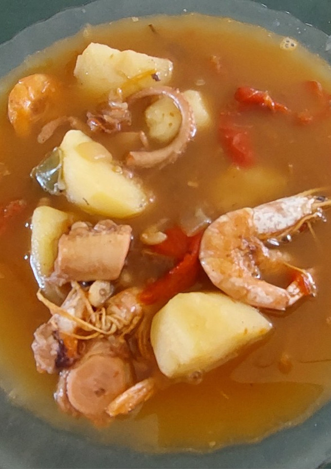 Una foto de Guiso de pulpo