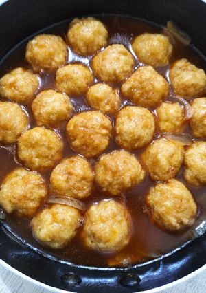 Foto resep Bola-Bola Tahu Asam Manis