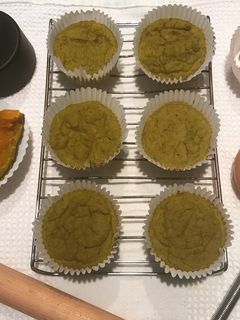Hình của món Kabocha Squash Almond Muffin.