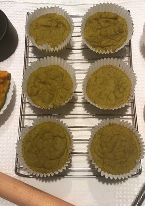 Hình của món Kabocha Squash Almond Muffin.