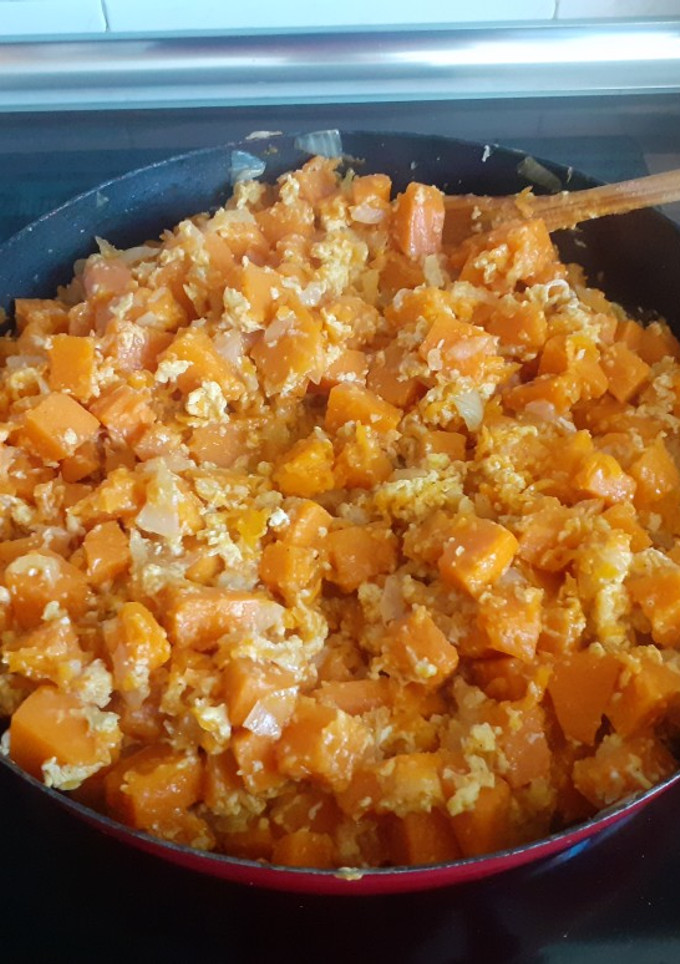 Una foto de Revuelto de calabaza naranja 👩‍🍳