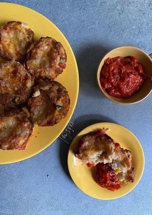 Savory Muffins from my leftover breakfast items রেসিপির প্রধান ছবি