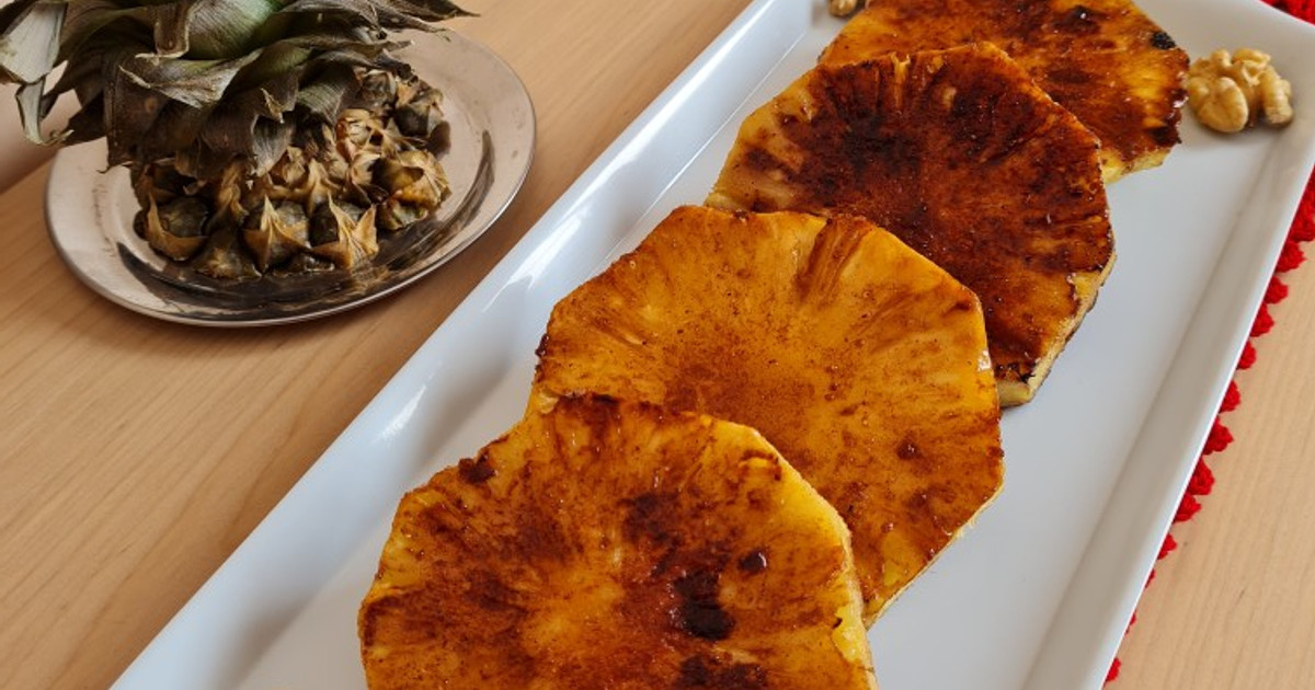 Ananá Rostizado 🍍 Piña Rostizada 🍍 Receta de Mate Amargo 🧉🍪