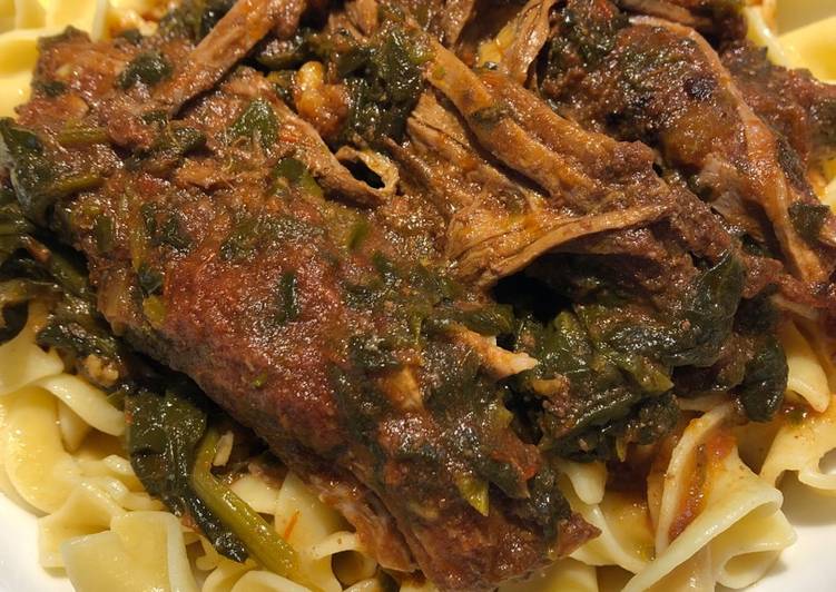 Recipe of Favorite Crockpot London Broil with Spinach