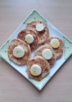 รูปของ Overnight Oat Banana Pancake
