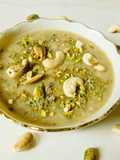 Chiru paruppu paal payasam (Moong dal coconut milk payasam)