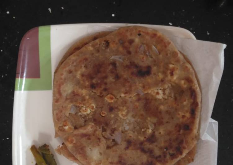 Recipe of Super Quick Homemade Veg cheese paratha